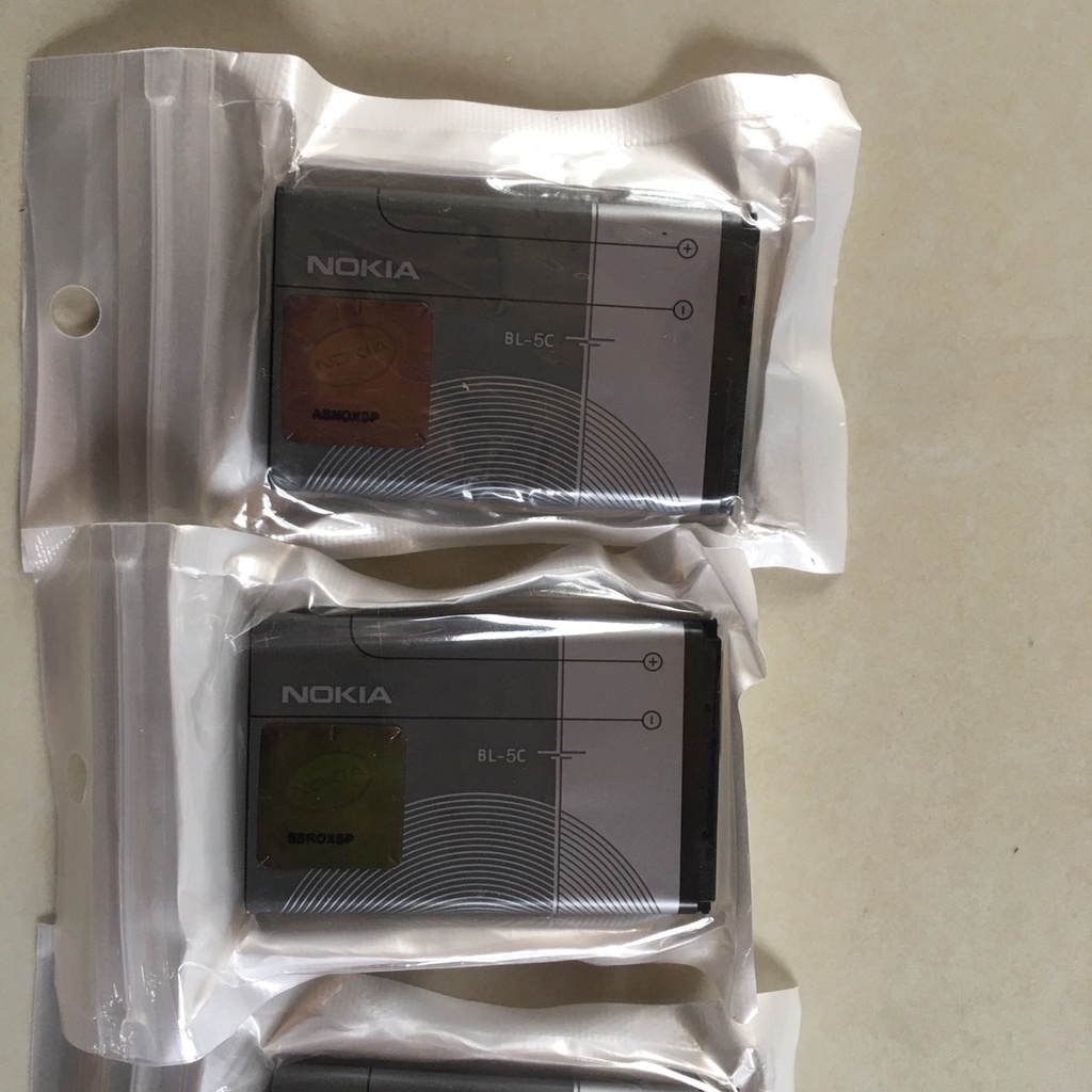 Pin nokia Bl 5C (2 ic chống phù) Cho Nokia 1280, 110i... pin dùng cả tuần (bảo hành 12th đổi mới trong 30 ngày)