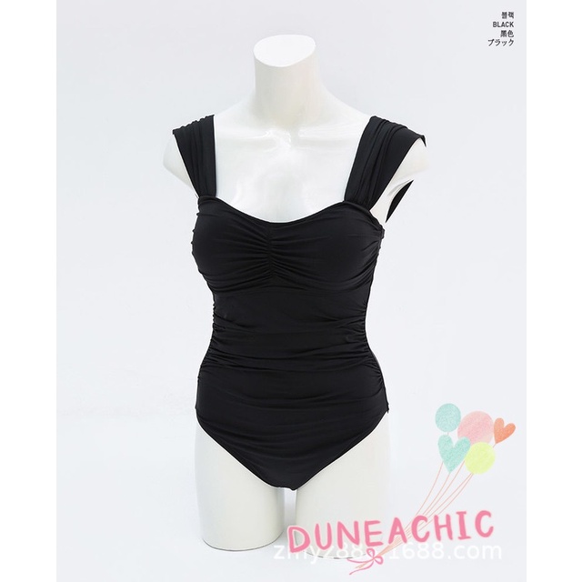 Bộ đồ bơi một mảnh DUNEA màu trơn ôm dáng gợi cảm cho nữ