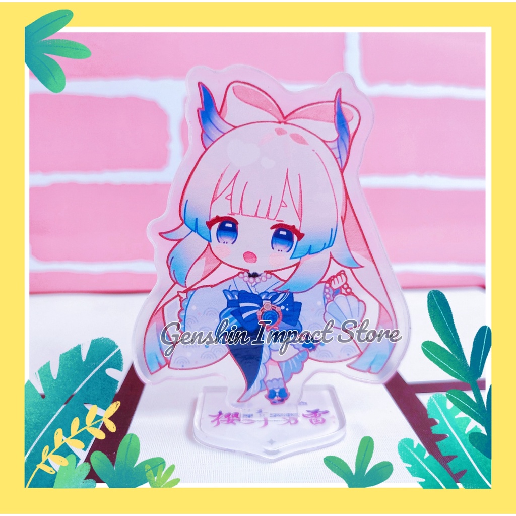 Mô hình standee nhân vật KOKOMI game Genshin Impact mẫu nhà hàng