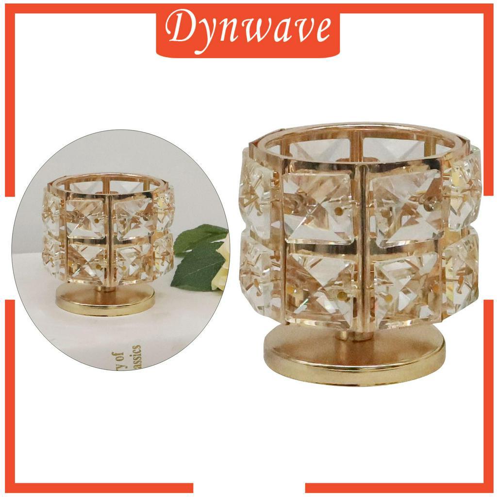 Giá Đỡ Nến Pha Lê Sang Trọng Trang Trí Bàn Ăn Tiệc Cưới