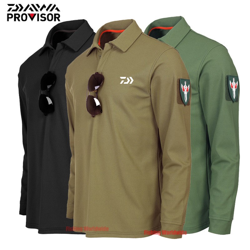 2022 Áo DAIWA Câu Cá Nhiều Túi Chống Thấm Nước Bền Bỉ Phong Cách Quân Đội Cho Nam Cỡ 4XL