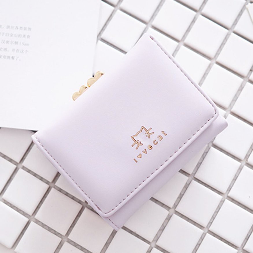 Ví nữ ngắn in họa tiết động vật xinh xắn | BigBuy360 - bigbuy360.vn