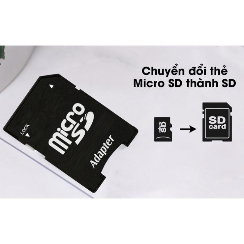 Adapter thẻ nhớ chính hãng chuyển đổi thẻ nhớ Micro SD (TF) sang SD - Dùng cho máy ảnh Laptop, CAMERA