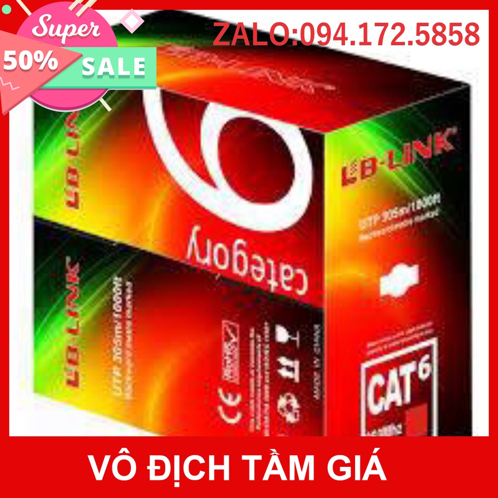 HOT - Thùng / Cuộn dây mạng cat6 Lblink cuộn 8 lõi 305m