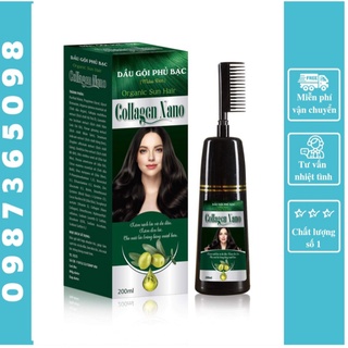 Dầu Gội phủ bạc Collagen Cao cấp