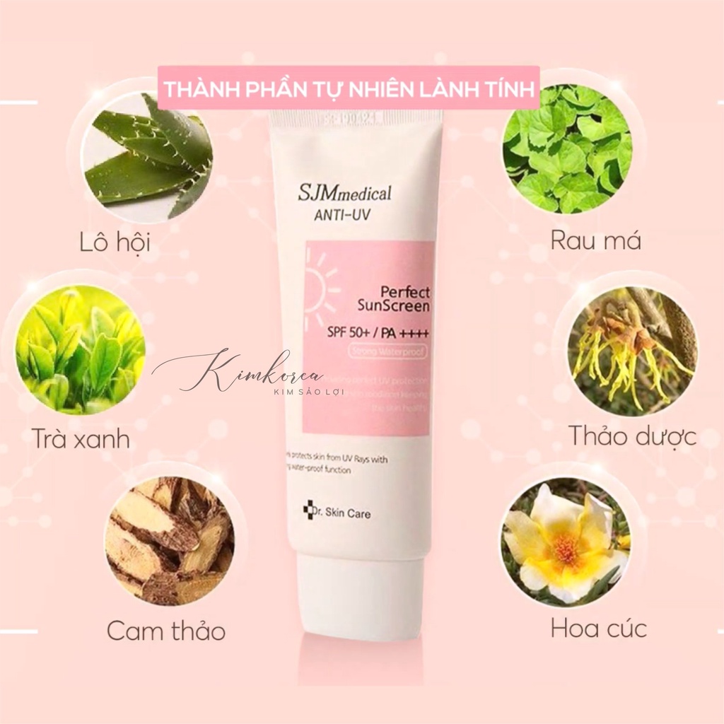 Kem chống nắng siêu hot SJM Medical Anti - uv spf50+pa++++