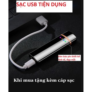 Bật Lửa Hình Độc Đáo[ Tặng Kèm Cáp Và Hộp Chính Hãng ] Bật Lửa Vân Tay Cực Sang Trọng, Bật Lửa Cảm Ứng