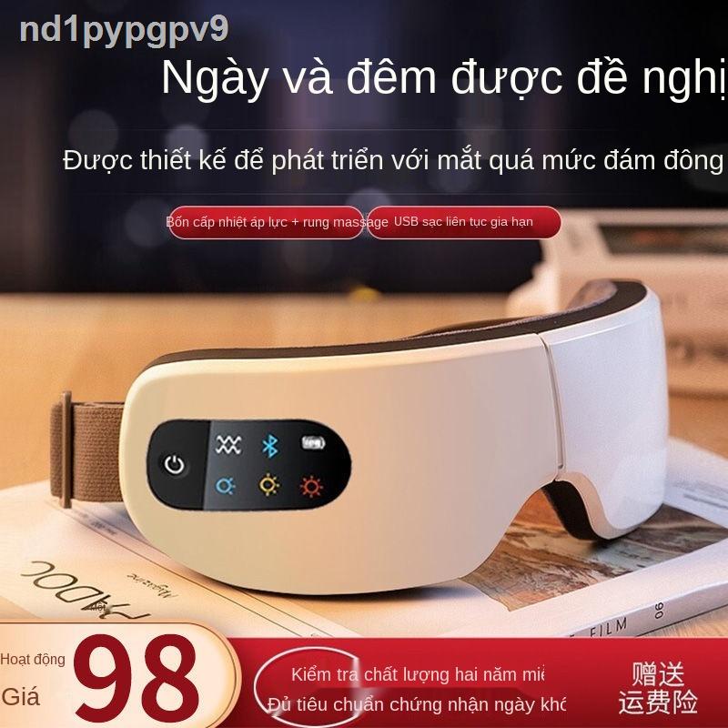 Dụng cụ massage mắt Kaivos giảm mỏi mắt, làm khô quầng thâm, mặt nạ chườm nóng hộp quà sinh nhật