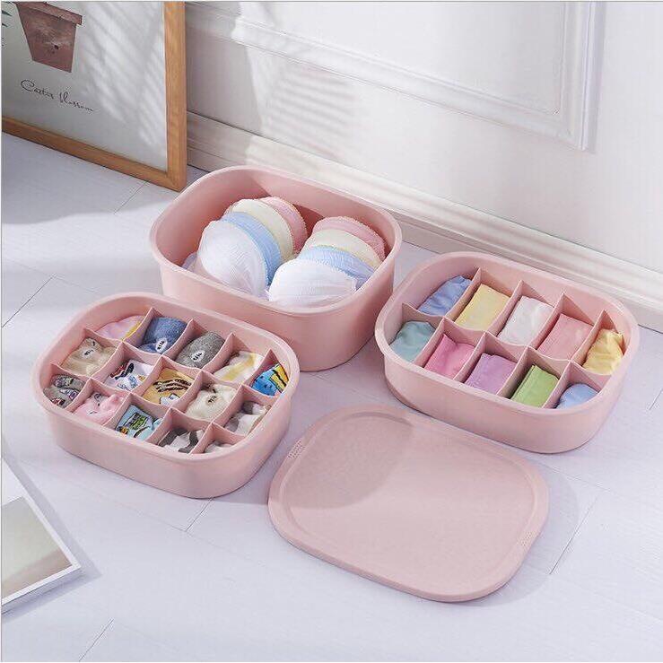 HỘP NHỰA 3 TẦNG ĐỰNG ĐỒ LÓT (Kho Tiện Ích Kho gia dụng giá siêu rẻ)