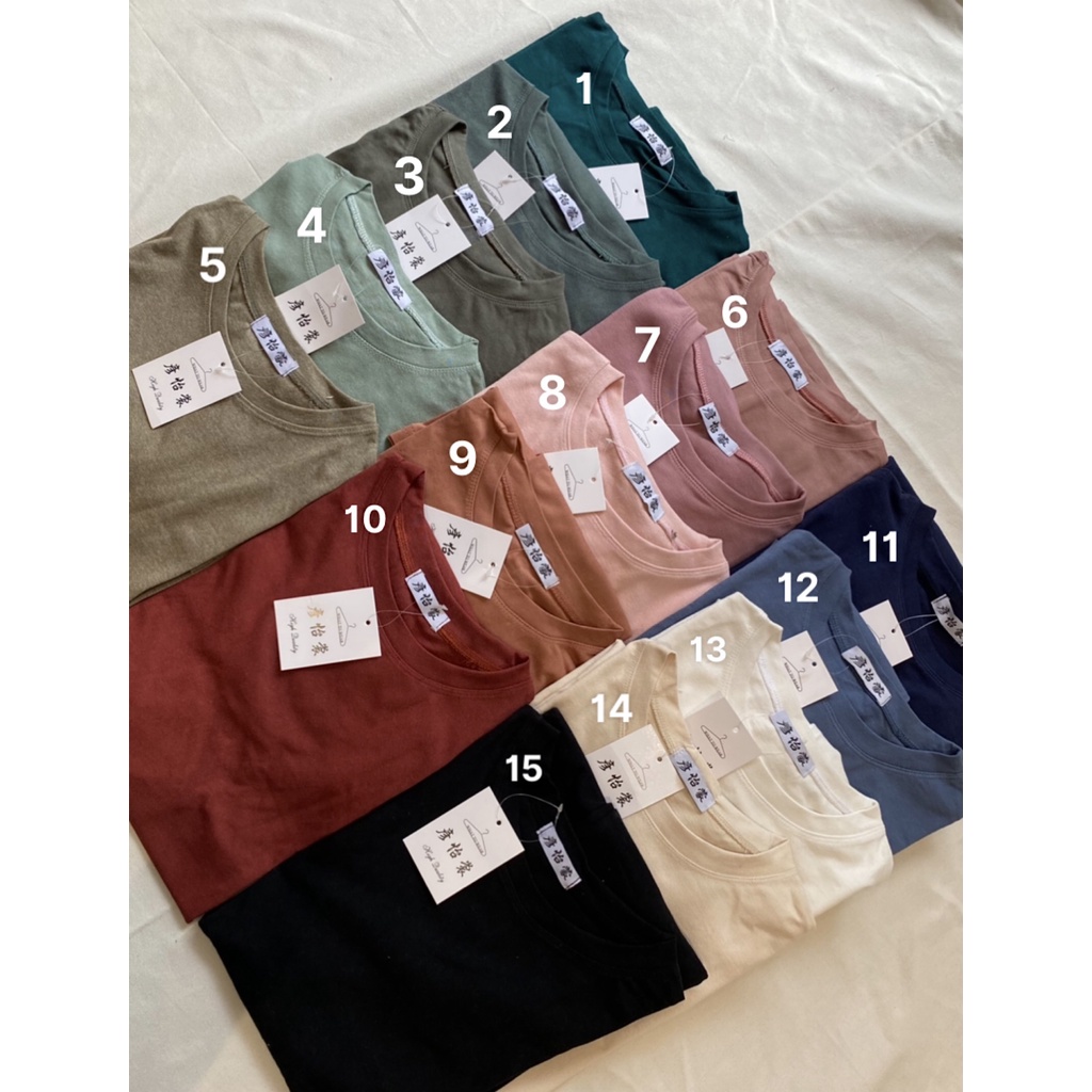 Áo thun Quảng Châu Unisex phông trơn nam nữ oversize Hàn Quốc, Áo thun tay lỡ unisex