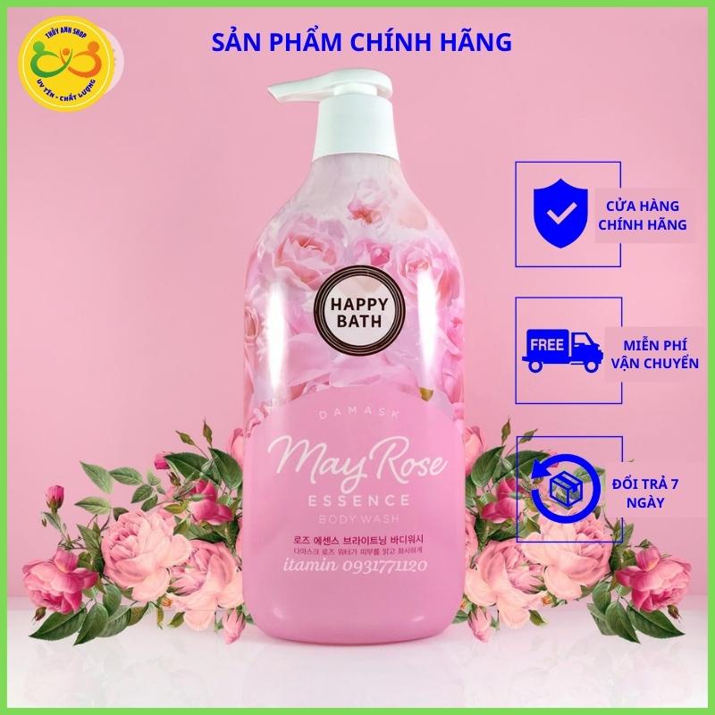 [FREESHIP] Sữa Tắm Cao Cấp Happy Bath Essence Body Wash 900ml Hàn Quốc TA30 Tinh Chất Hoa Thiên Nhiên Lưu Hương