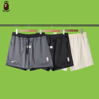 [Best Quality] Quần Short FOG x NBA, quần đùi Fear of god x NBA SS2021, 2 màu Đen, Xám BapeVN