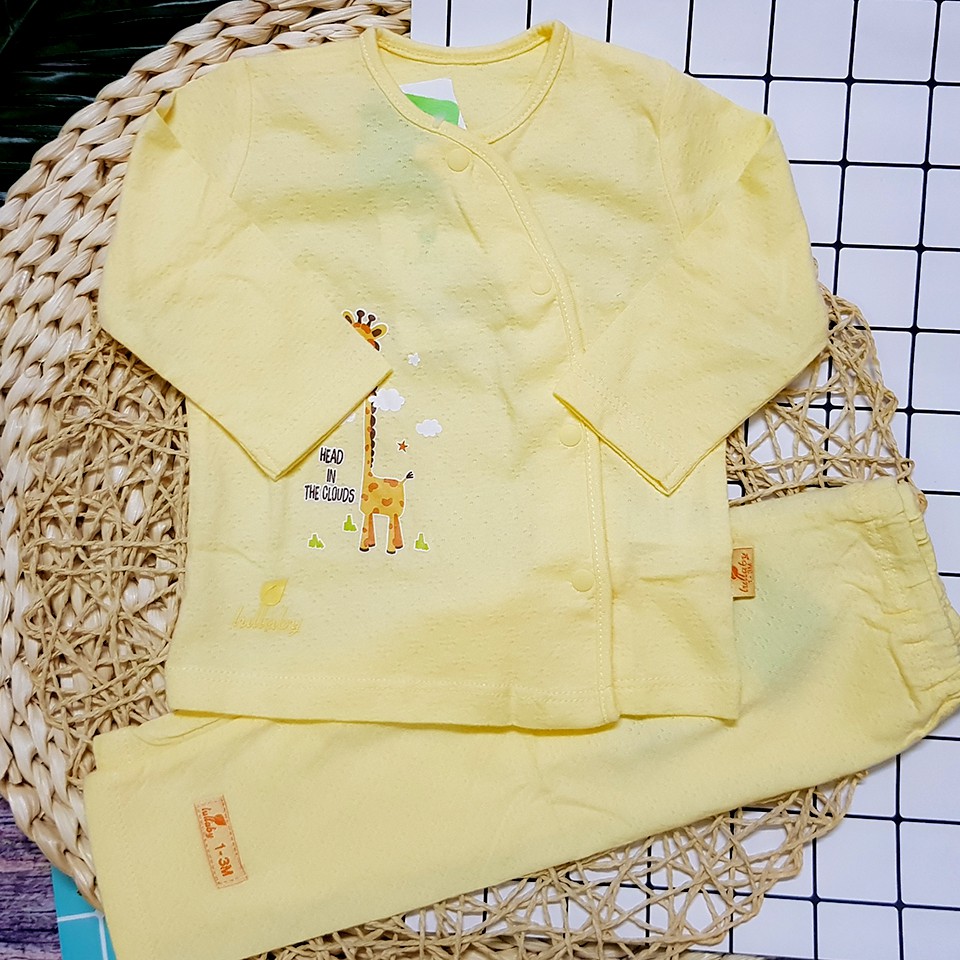 [LULLABY] Bộ Quần Áo Dài Tay Cài Lệch Lullaby Chất PREMIUM COTTON Mỏng