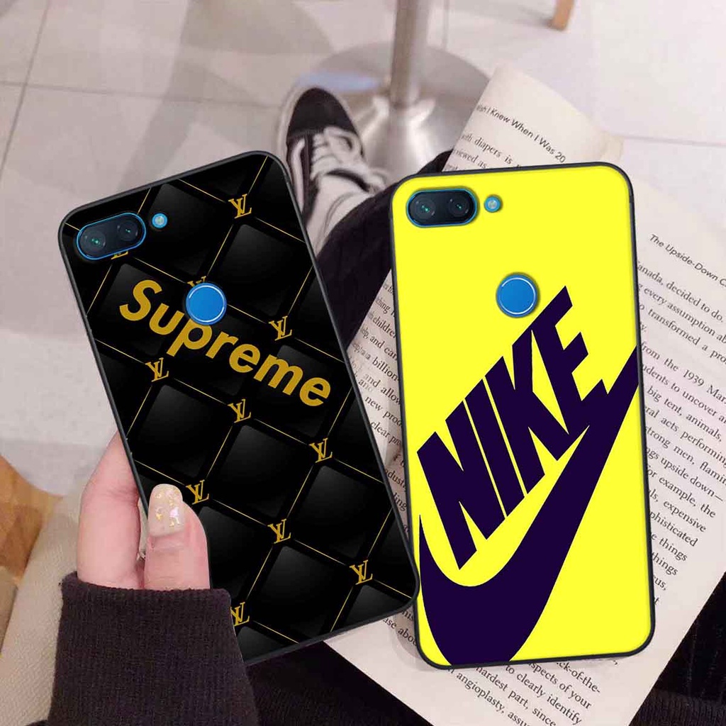 Ốp Xiaomi Mi 8 SE / Mi 8 Lite in hình thương hiệu L.V, N.I.K.E cá tính, đẳng cấp