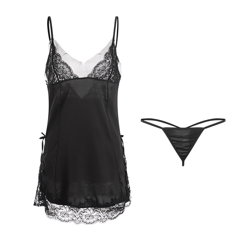Váy Ngủ Lụa Hai Dây Sexy Gợi Cảm MS031[CWEAR.SEXY_ĐỒ NGỦ &amp; NỘI Y CAO CẤP]