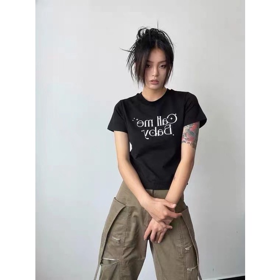 Áo Thun Tay Ngắn Phong Cách Âu Mỹ Thời Trang Mùa Hè Cho Nữ