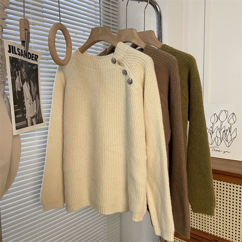 Áo Len Mềm Dáng Rộng Thời Trang Hàn Quốc