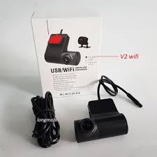 Cam Hành Trình Oto xe hơi V2 WIFI  Xem Video Trên Điện và màn hình android Thoại Bảo Hành 12 Tháng