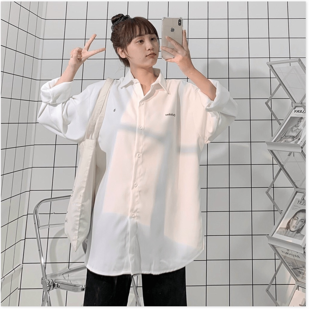 ÁO KHOÁC SƠ MI NỮ DA LỘN CỰC XỊN CHO CÁC CHỊ EM KHANH AN