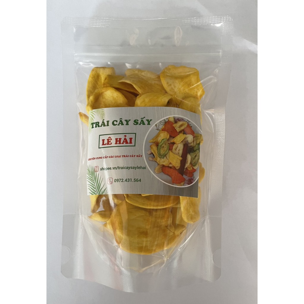 Mít sấy giòn 100g Lê Hải hàng xuất khẩu, nguyên cánh, đặc sản Đà Lạt | BigBuy360 - bigbuy360.vn