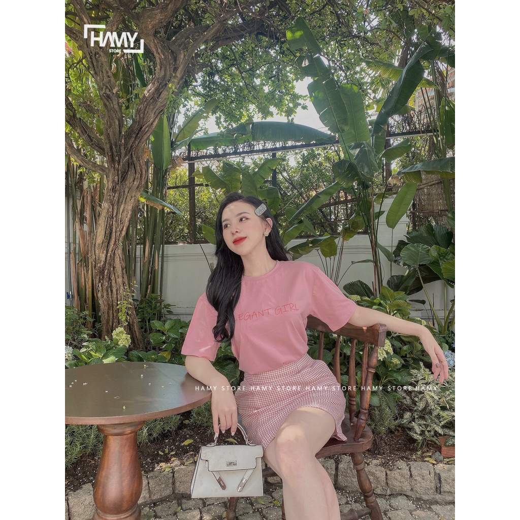 CHÂN VÁY CARO CHỮ A