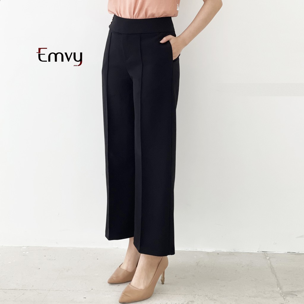 [ Mã FADIRECT20 giảm 20K đơn 150K] Quần Suông nữ công sở chất kaki mịn co dãn Emvy - Q3 | BigBuy360 - bigbuy360.vn