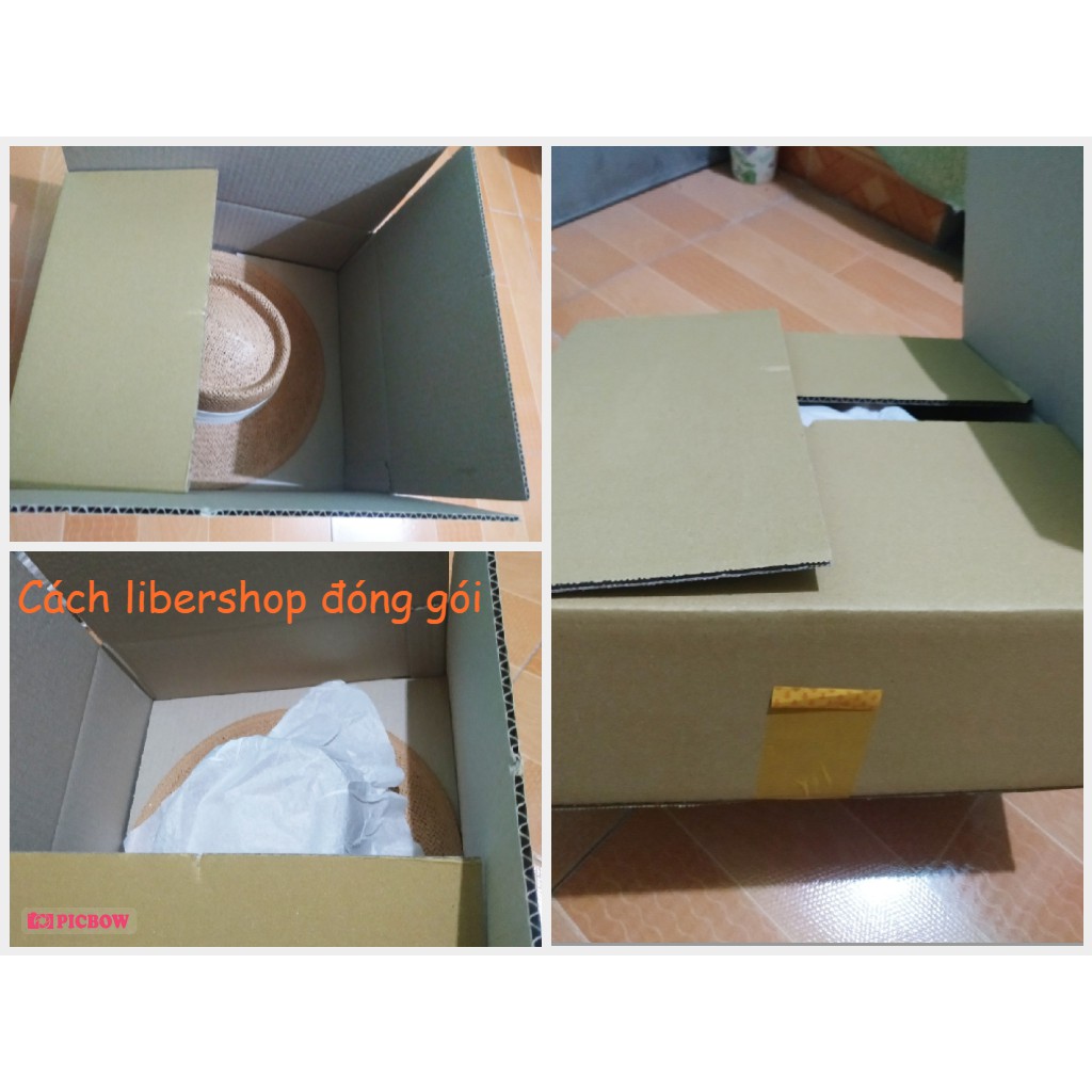 Mũ cói đi biển cao cấp loại I Gaucho Panama  + Túi Cói Merci đi biển