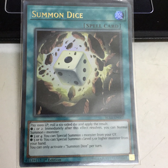 Thẻ bài Yugioh Summon Dice (UR)
