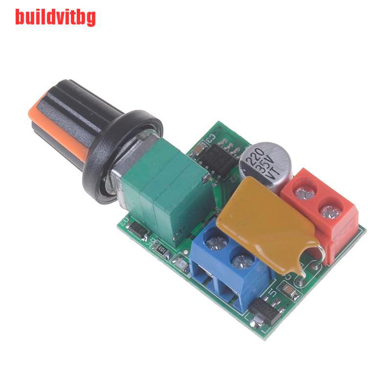 (Bug-Code) 1x Mini Dc 5a Motor Pwm Bộ Điều Khiển Tốc Độ 3v-35v