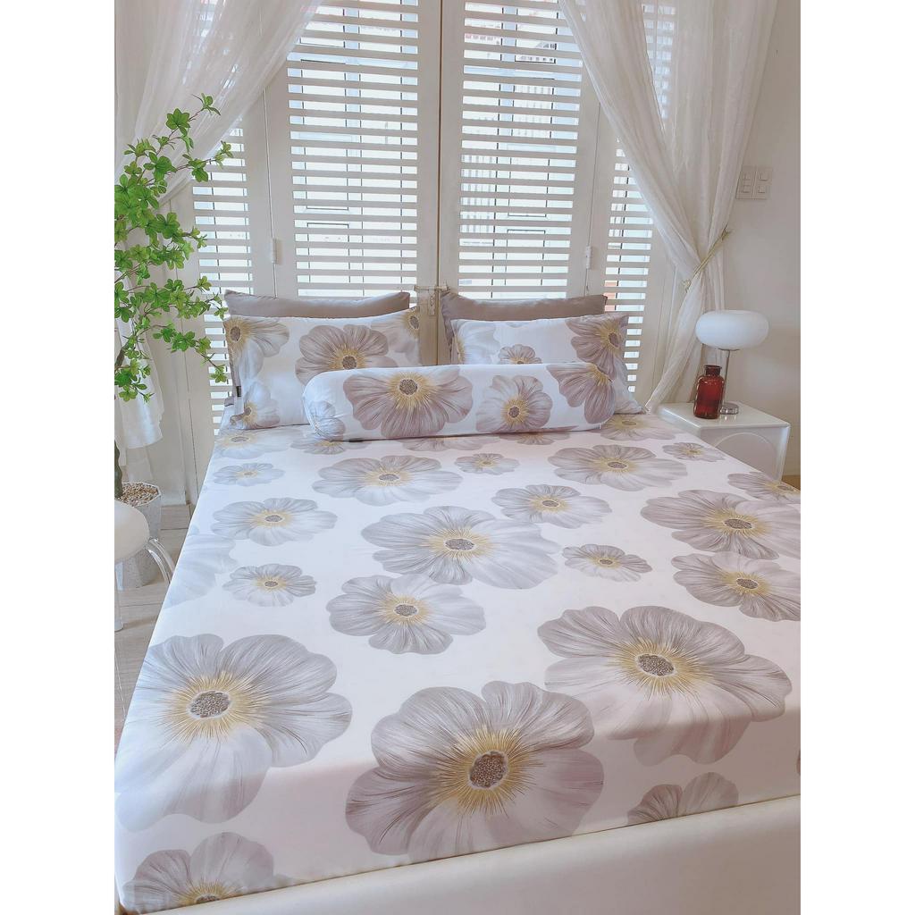 Bộ Ga Gối Tencel 80s 100% Gỗ Bạch Đàn Tự Nhiên, Vải Siêu Mịn Mát  An Toàn Cho Mọi Làn Da , Fullsize
