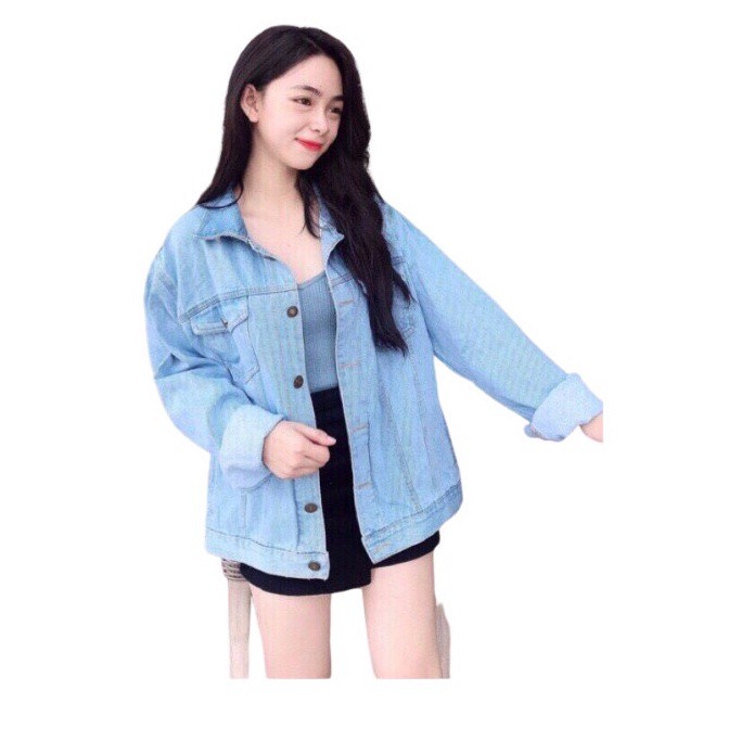 HCMÁo Khoác Jean Nam Mẫu In Hình Unisex mã: CT196