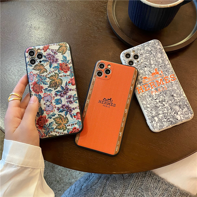 HERMES Ốp Lưng Tpu Mềm Họa Tiết Màu Nước Cho Iphone 12 11 Pro Max 6 6s 7 8 Plus Iphone X Xs Max Xr Se 2020