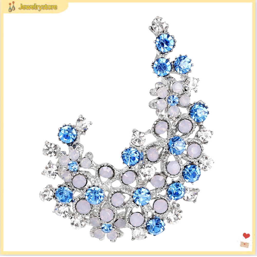 Trâm cài áo kiểu dáng đính đá cầu kì đẹp mắt