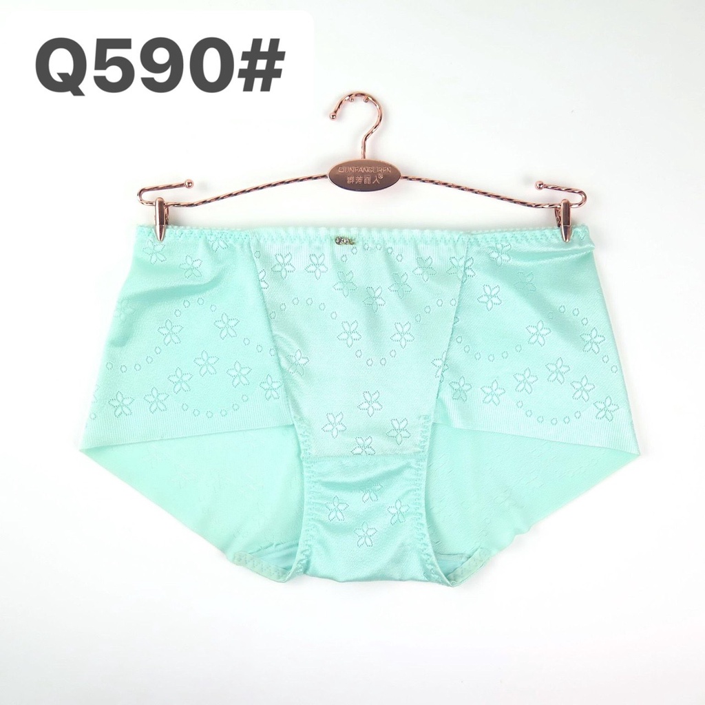 Combo 5 quần lót nữ cotton lụa nhún trước 5509