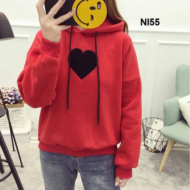 ÁO KHOÁC  NAM  NỮ HOODIE NỈ CÓ NÓN CHẤT LIỆU DÀY DẶN ,PHỐI HÌNH,MẶC MÙA ĐÔNG ẤM ÁP