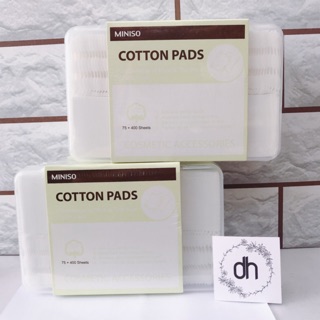 Bông tẩy trang MINISO hộp 475 miếng