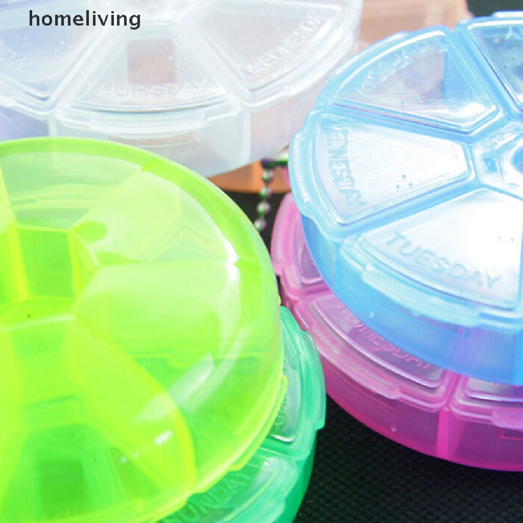 Hộp Đựng Thuốc 6 Ngăn Tiện Lợi Đi Du Lịch Mới