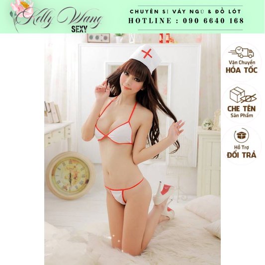 Bộ đồ lót hóa trang y tá quyến rũ cho nữ 2021 - Kelly wang