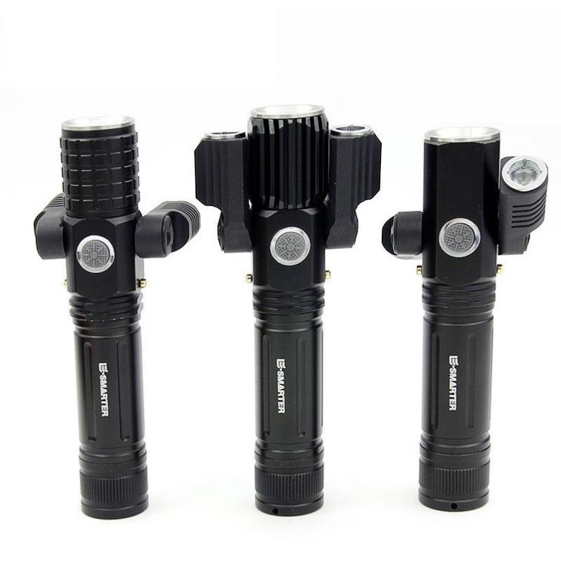 Đèn pin 3 pha 3 bóng siêu sáng xoay 360 độ chống thấm sạc pin ( tuyển khách sỉ)