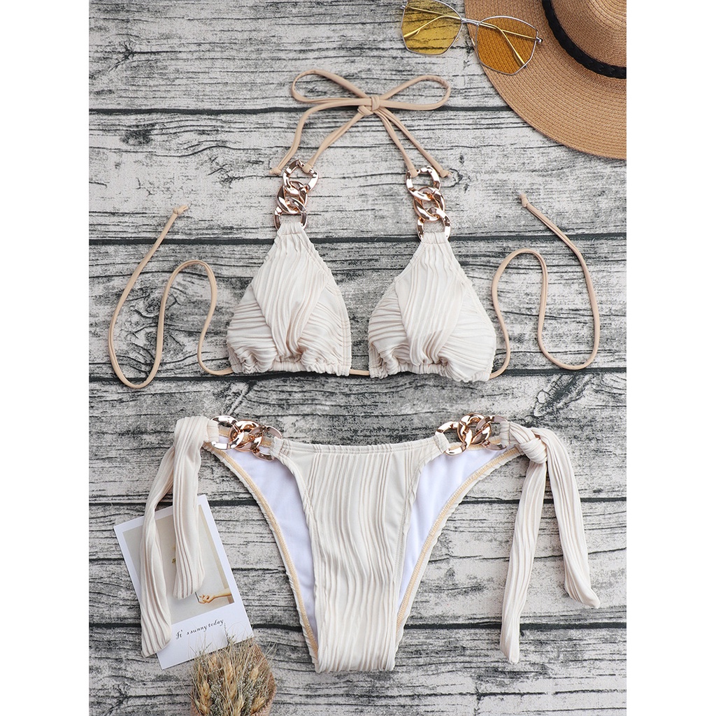Bộ Bikini 2022 Phong Cách Âu Mỹ Thời Trang Quyến Rũ Cho Nữ