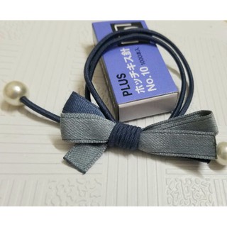 Thun cột tóc Hàn Quốc kết nơ 02