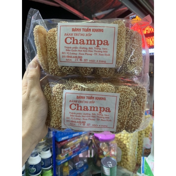 Bánh Trứng Xốp Vừng Champa