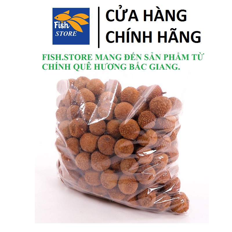 (Có Bán Sỉ) Vải thiều sấy khô cây nhà lá vườn shop ở bắc giang túi từ 100 Gram (Tiêu chuẩn VietGAP)