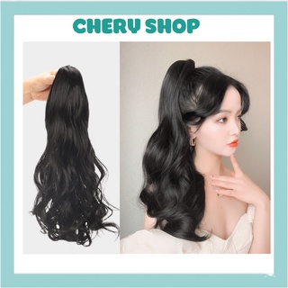 Tóc giả ngoặm xoăn dợn ❤️❤️ freeship ❤️❤️ ngoặm xoăn dợn tự nhiên kèm ảnh thật n44