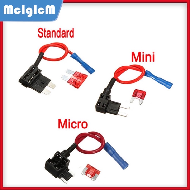 Dây Nối Cầu Chì Micro/Mini/Standard ATM APM10A cho Ô tô xe hơi 12V