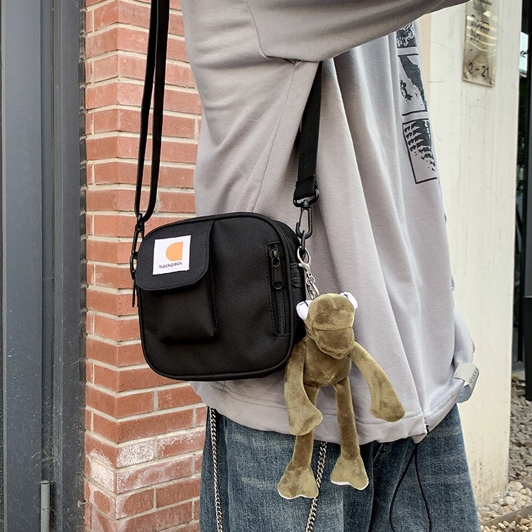 Túi đeo chéo mini nam nữ Backpack thời trang, cá tính ( không kèm móc khoá ếch)