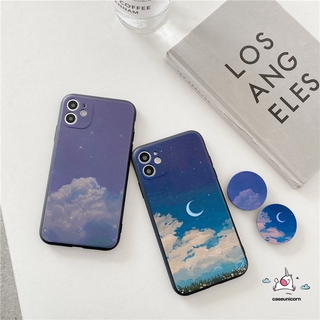 Ốp điện thoại họa tiết trăng sao cho Iphone 12 12pro Max 12mini 11 6 6s 7 8 Plus 7plus 8plus X Xr Xs Max 11 Pro Max