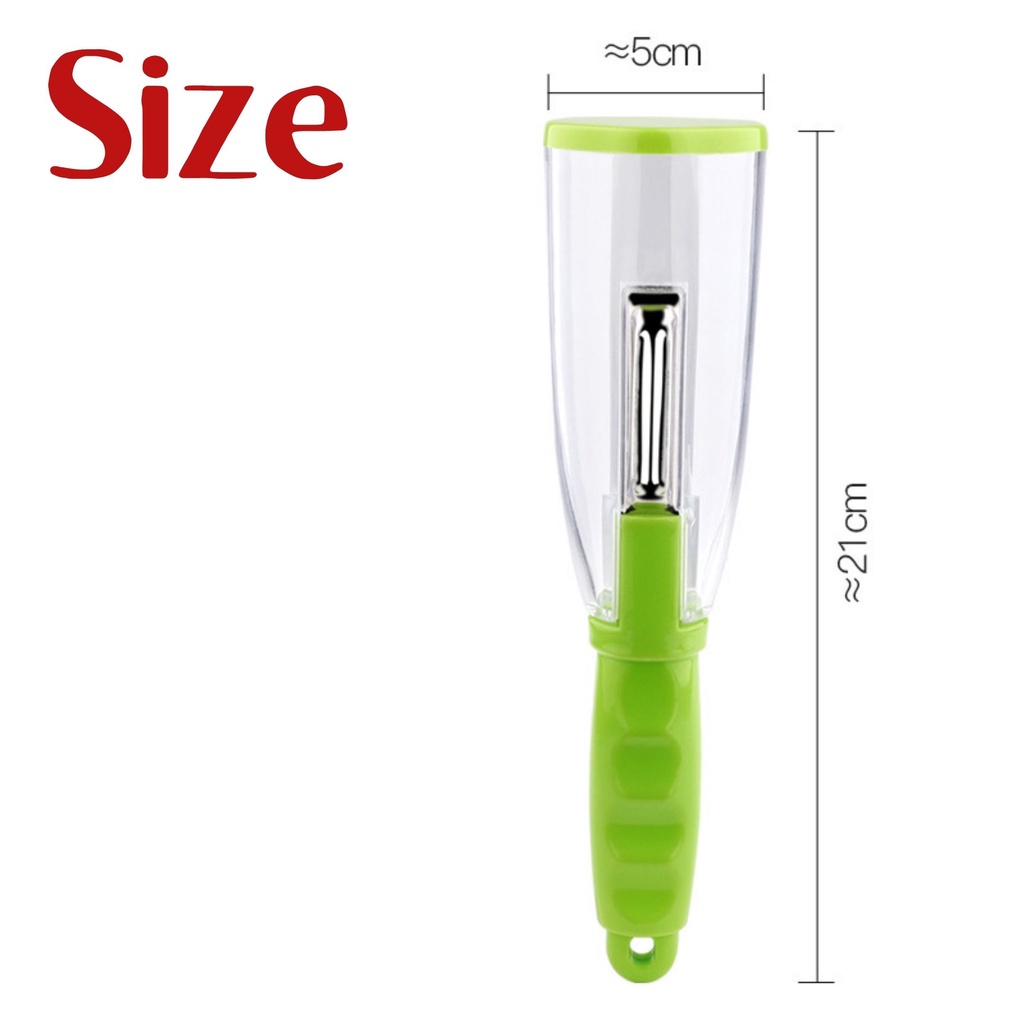 A - LIFE Dụng Cụ Gọt Vỏ Rau Củ Quả Đa Năng Bằng Thép Không Gỉ Cho Nhà Bếp ~ 0071