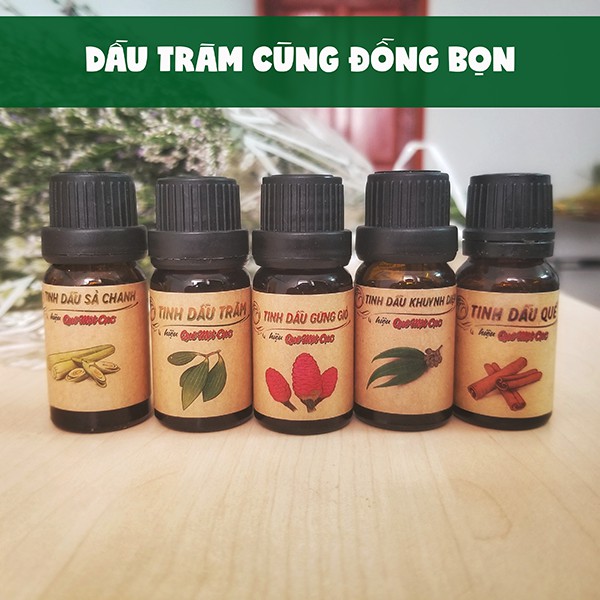 Tinh dầu sả chanh nguyên chất cam kết 100% QUÊ MỘT CỤC 10ml (HANDMADE)