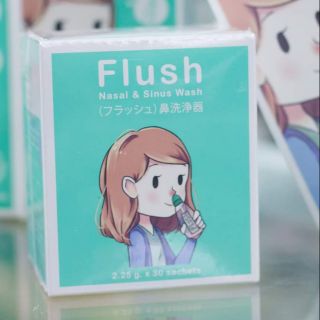Gói muối rửa xoang, mũi Flush (hộp 30 gói) (mẫu mới gói xanh)